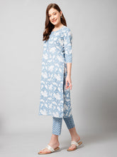 Printed Cotton Kurta Set